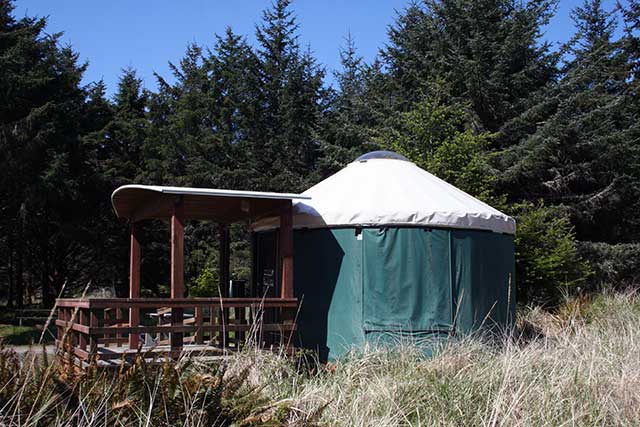 Rent A Yurt Or Cabin At Cape Disappointment State Park Northwest