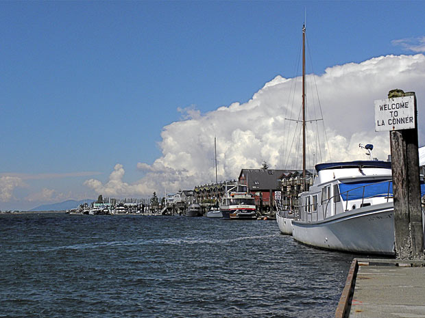 La Conner Waterfront by nordique via Flickr Creative Commons