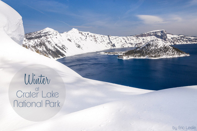 Winter at Crater Lake National Park, Oregon