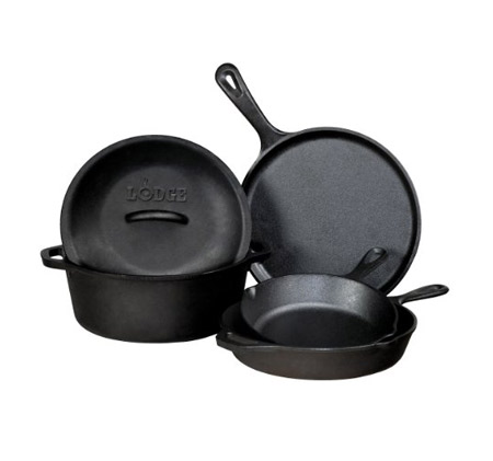 Lodge Cast Iron Cookware Set